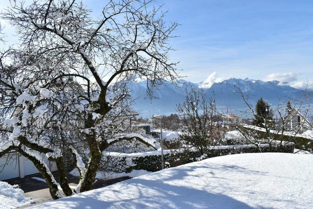 Maison Familiale A Montreux Avec Vue Sur Le Lac Villa Eksteriør bilde