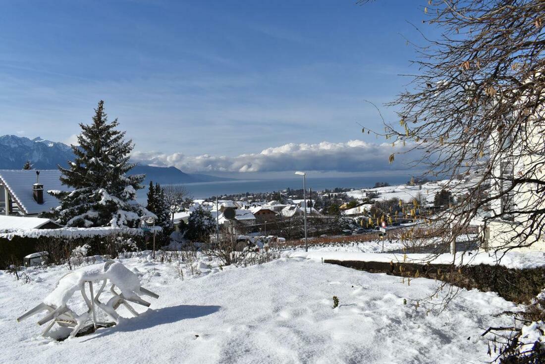 Maison Familiale A Montreux Avec Vue Sur Le Lac Villa Eksteriør bilde